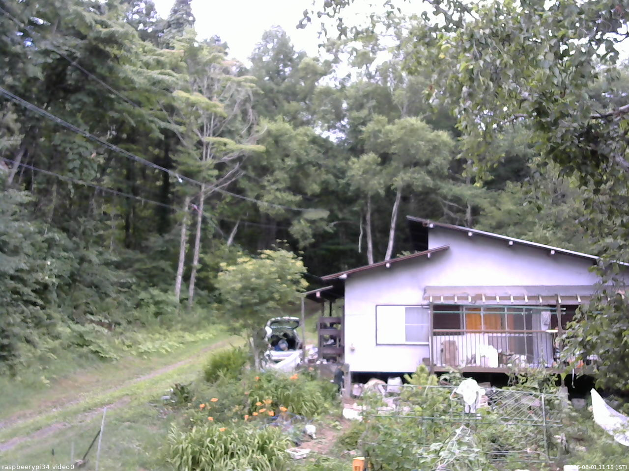 長野県菅平高原 ゆたか山荘 西側(坂上) 2025/08/01 11:15