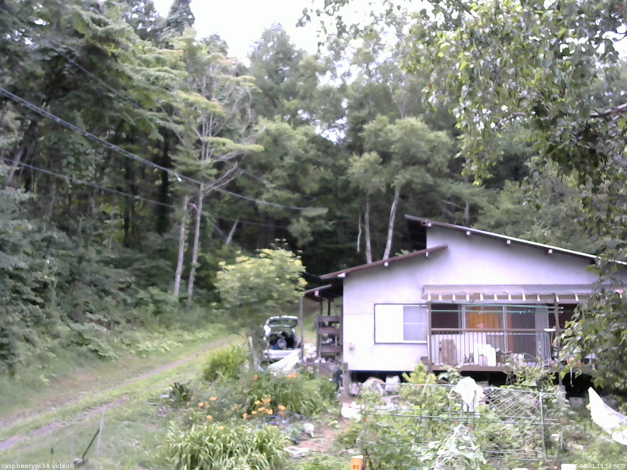 長野県菅平高原 ゆたか山荘 西側(坂上) 2025/08/01 13:15