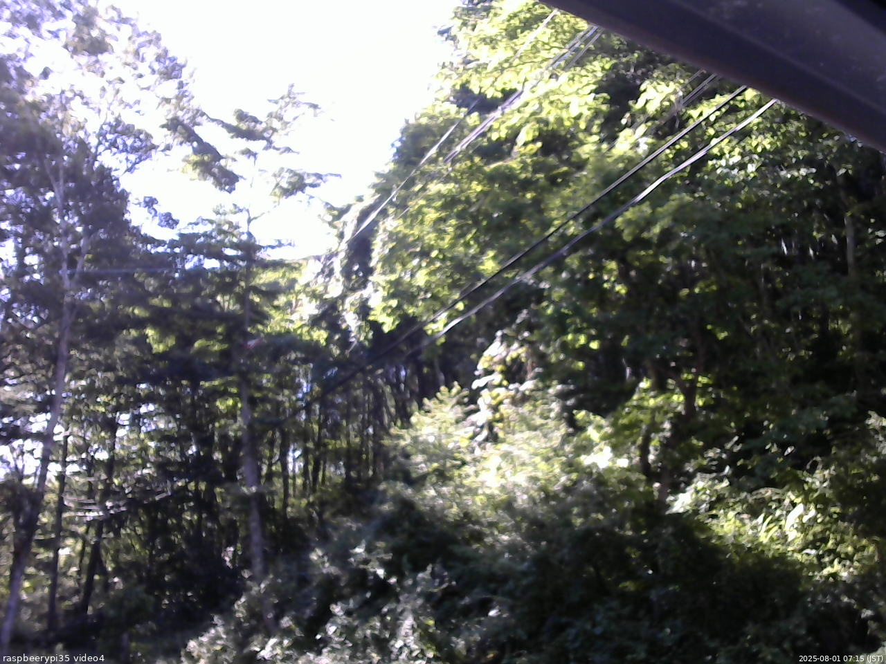 長野県菅平高原 ゆたか山荘 東側上空 2025/08/01 07:15