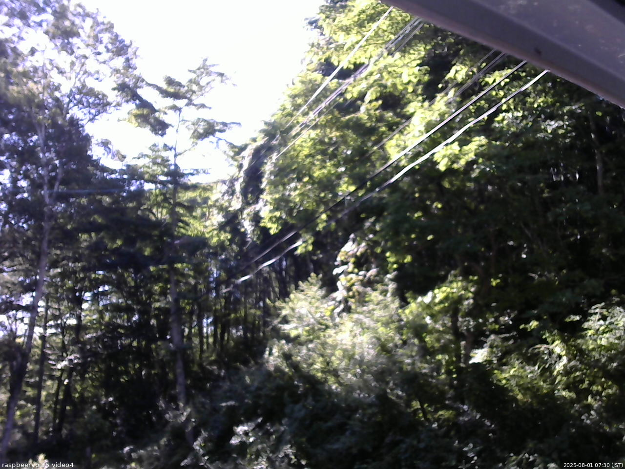 長野県菅平高原 ゆたか山荘 東側上空 2025/08/01 07:30