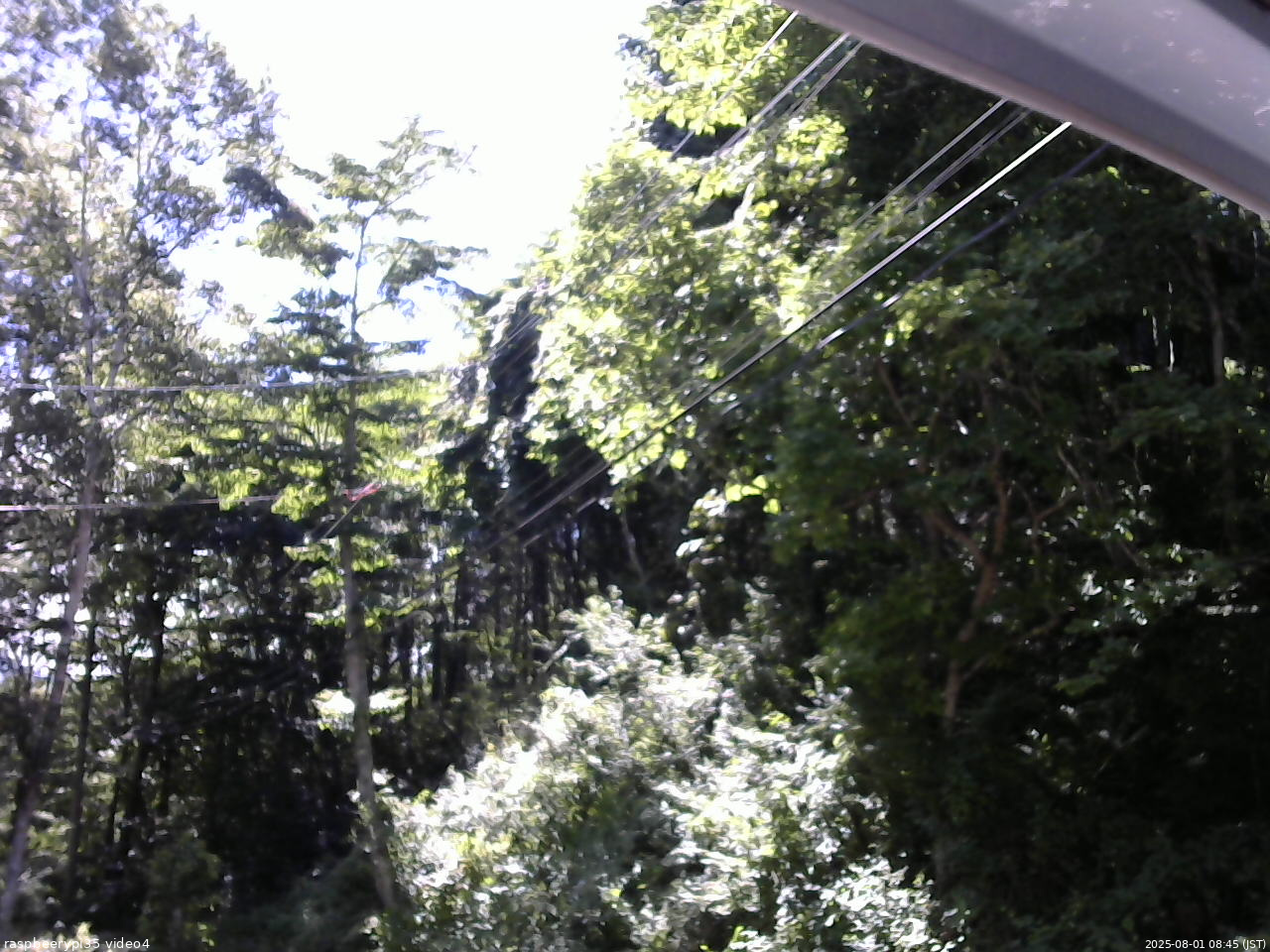 長野県菅平高原 ゆたか山荘 東側上空 2025/08/01 08:45