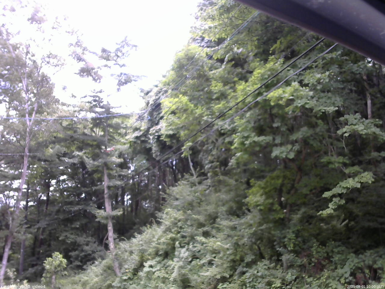 長野県菅平高原 ゆたか山荘 東側上空 2025/08/01 10:00