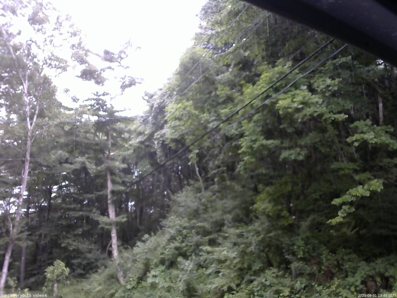 長野県菅平高原 ゆたか山荘 東側上空 2025/08/01 13:45