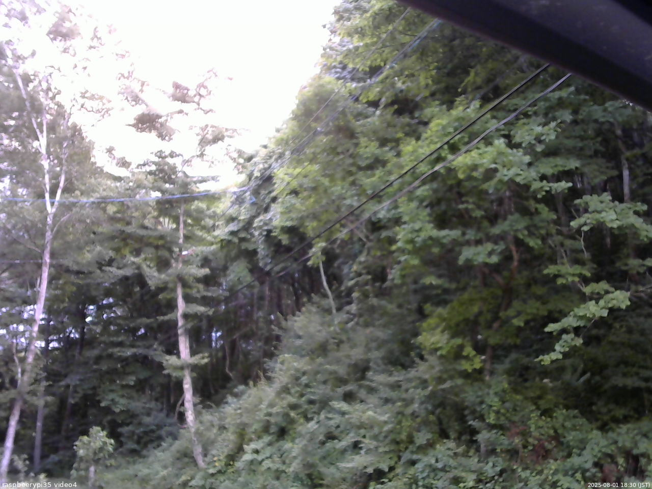 長野県菅平高原 ゆたか山荘 東側上空 2025/08/01 18:30