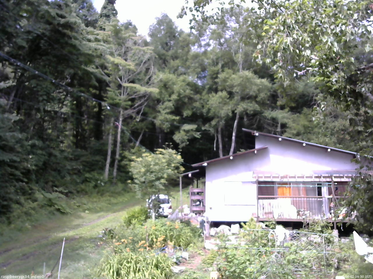 長野県菅平高原 ゆたか山荘 西側(坂上) 2025/08/02 09:30