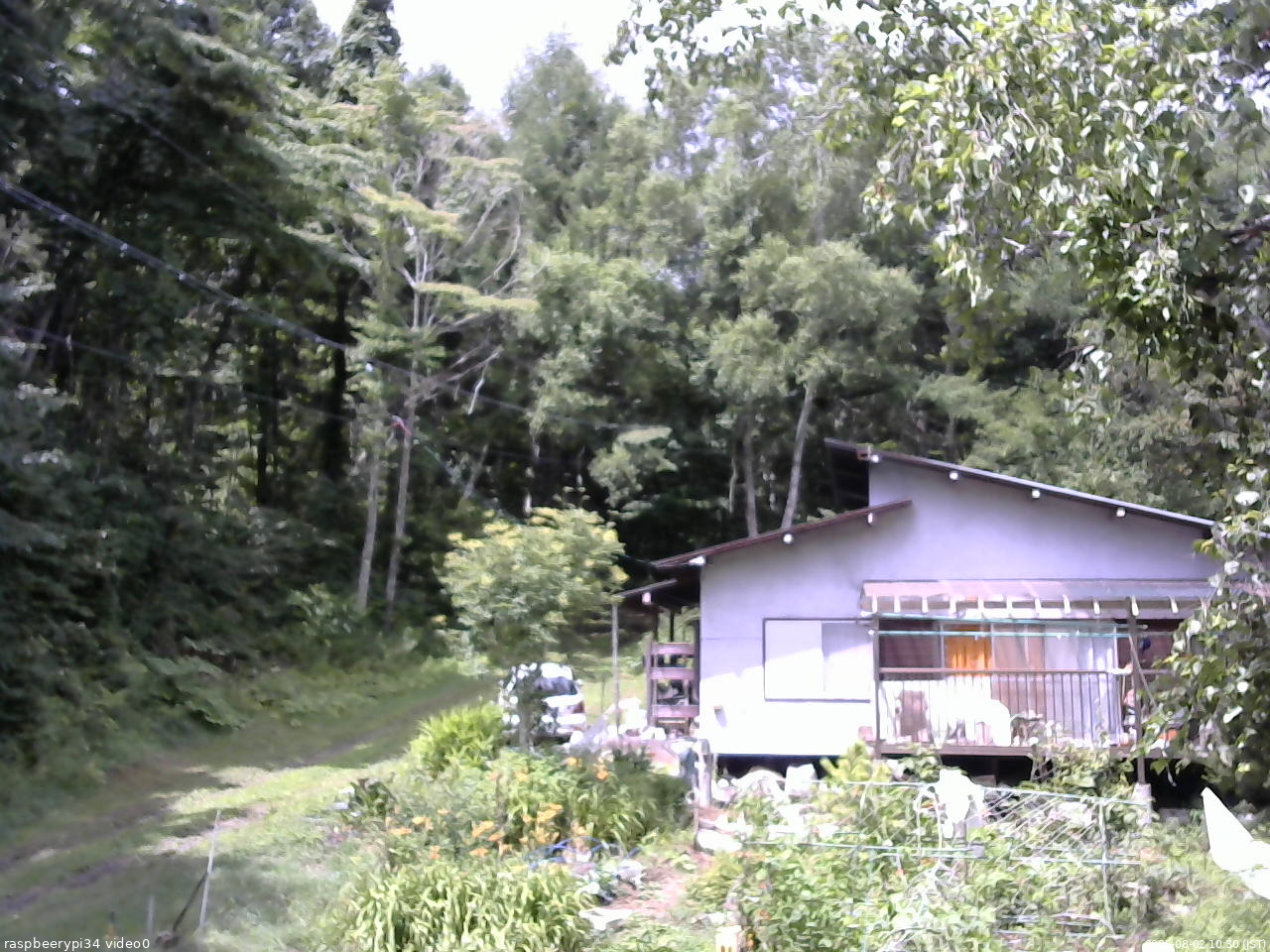 長野県菅平高原 ゆたか山荘 西側(坂上) 2025/08/02 10:30