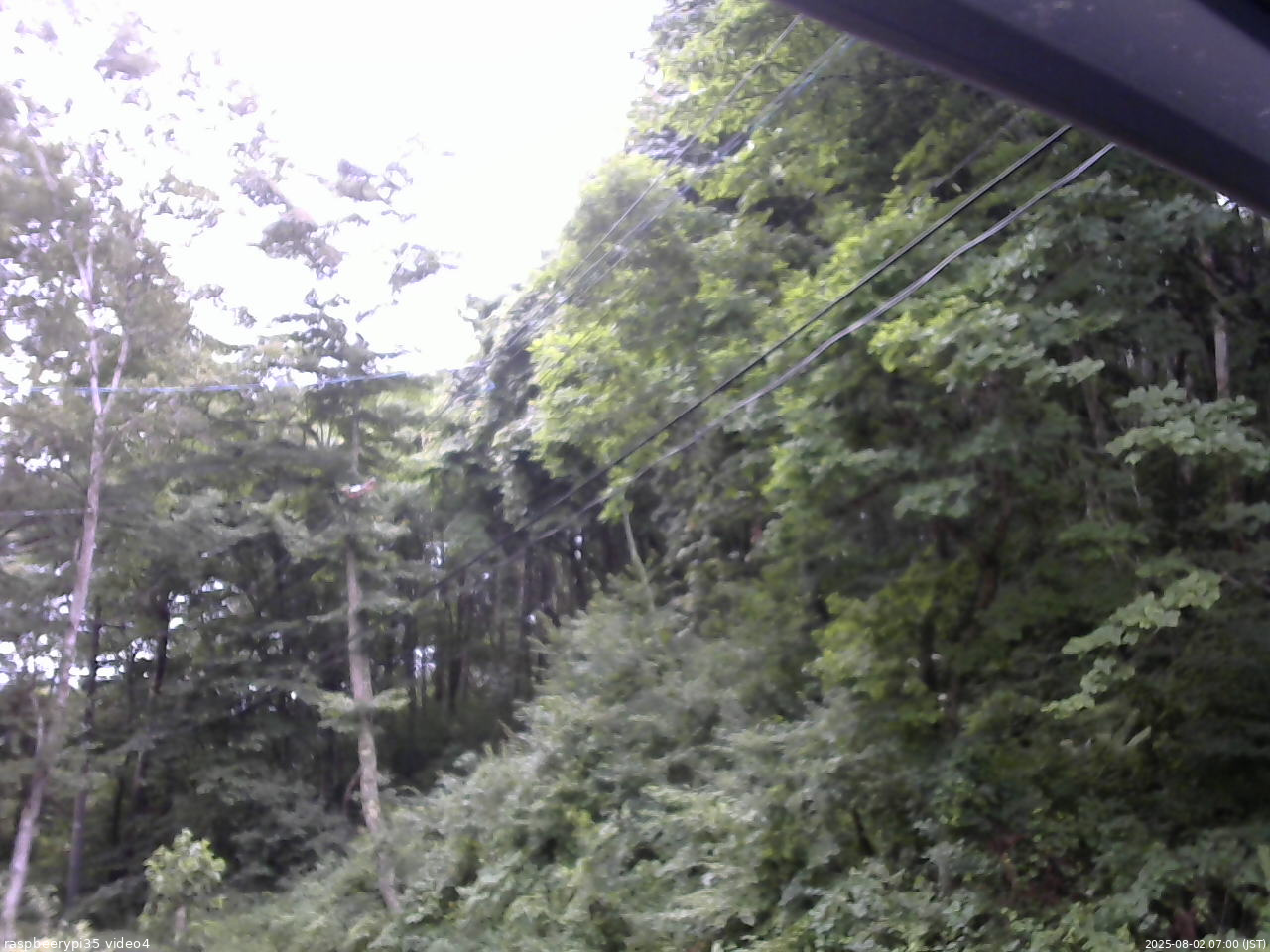 長野県菅平高原 ゆたか山荘 東側上空 2025/08/02 07:00