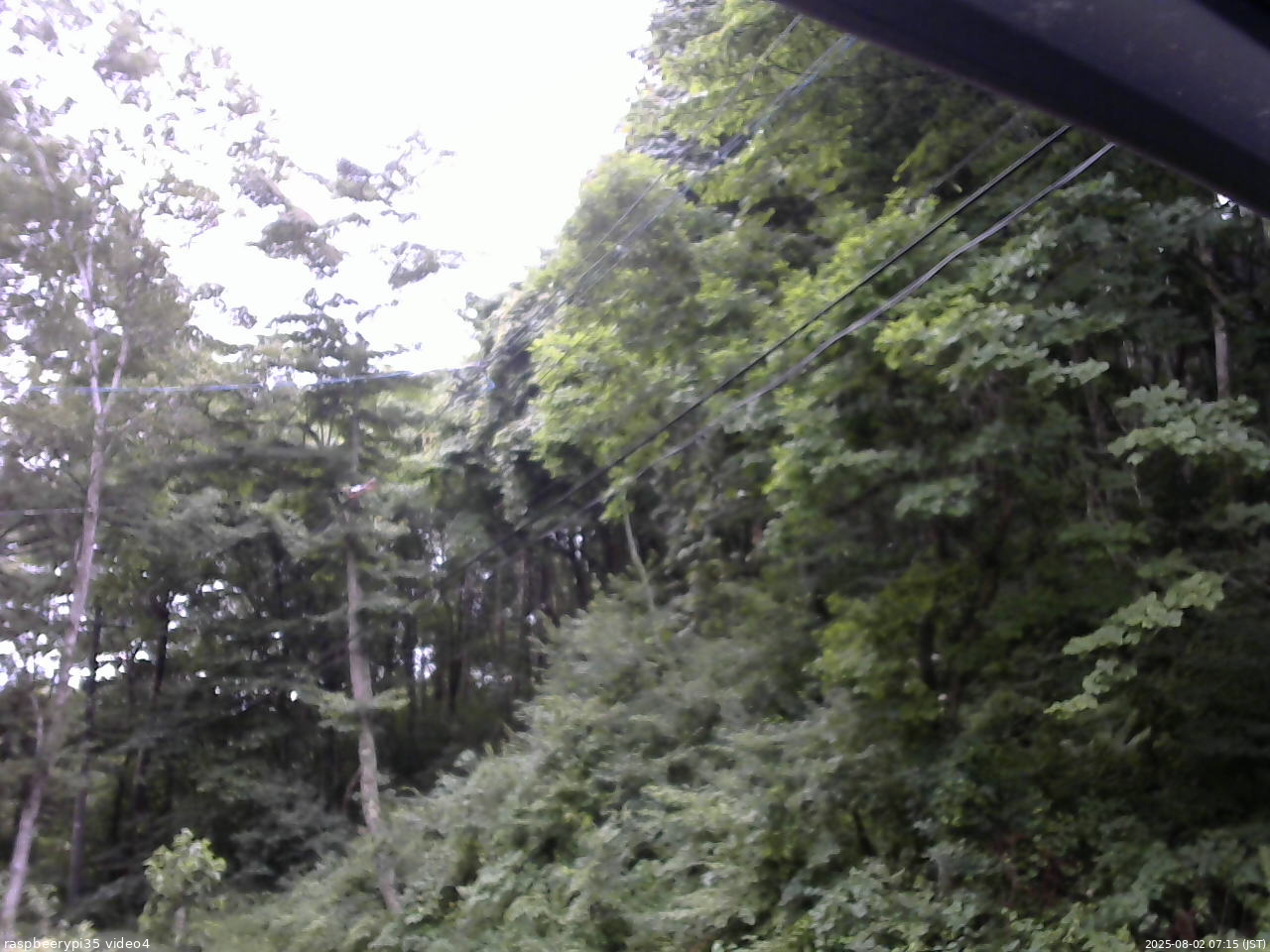 長野県菅平高原 ゆたか山荘 東側上空 2025/08/02 07:15
