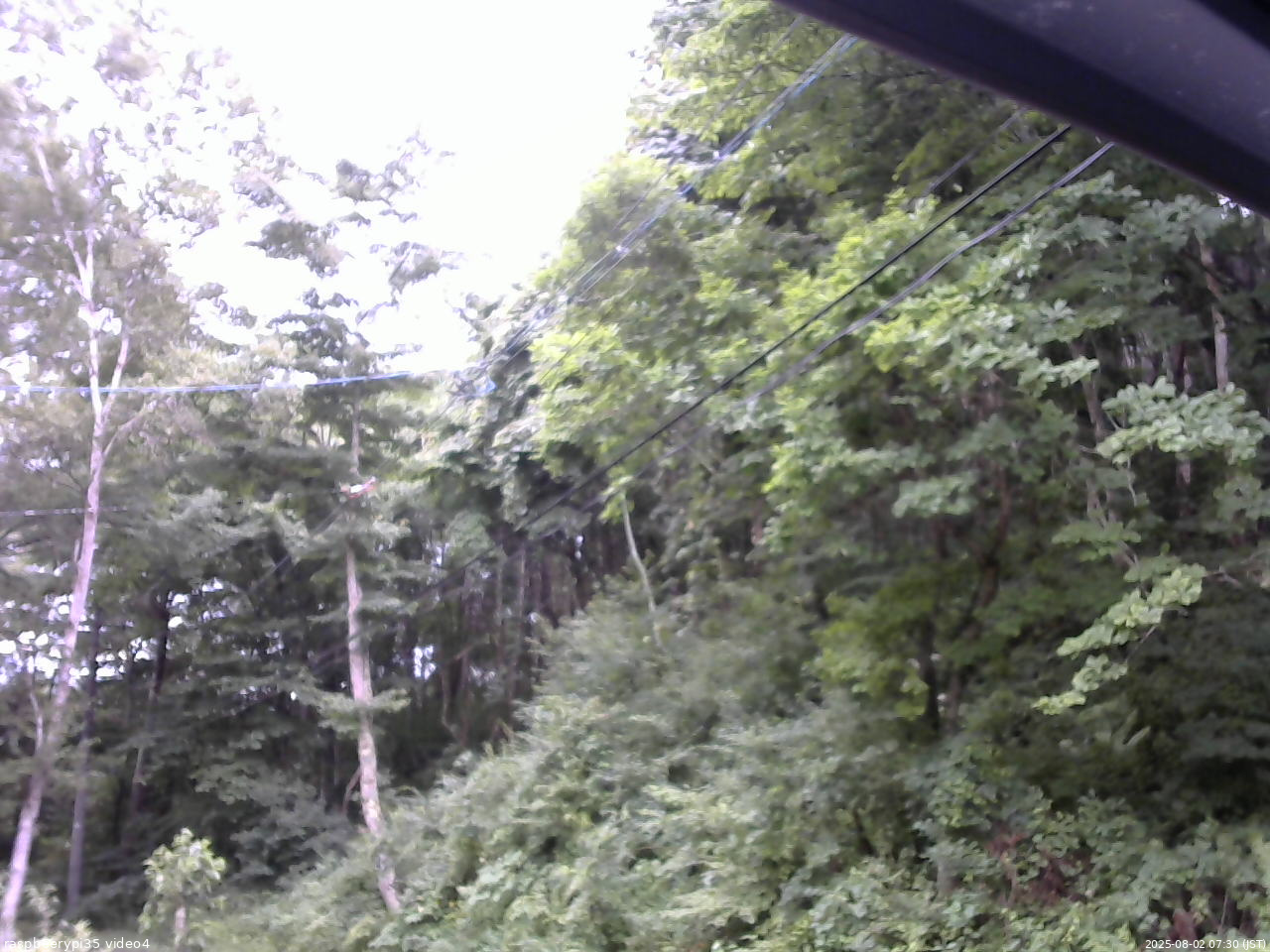長野県菅平高原 ゆたか山荘 東側上空 2025/08/02 07:30