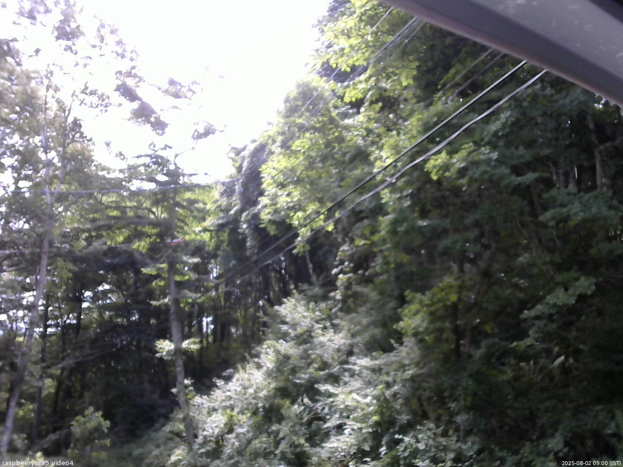 長野県菅平高原 ゆたか山荘 東側上空 2025/08/02 09:00