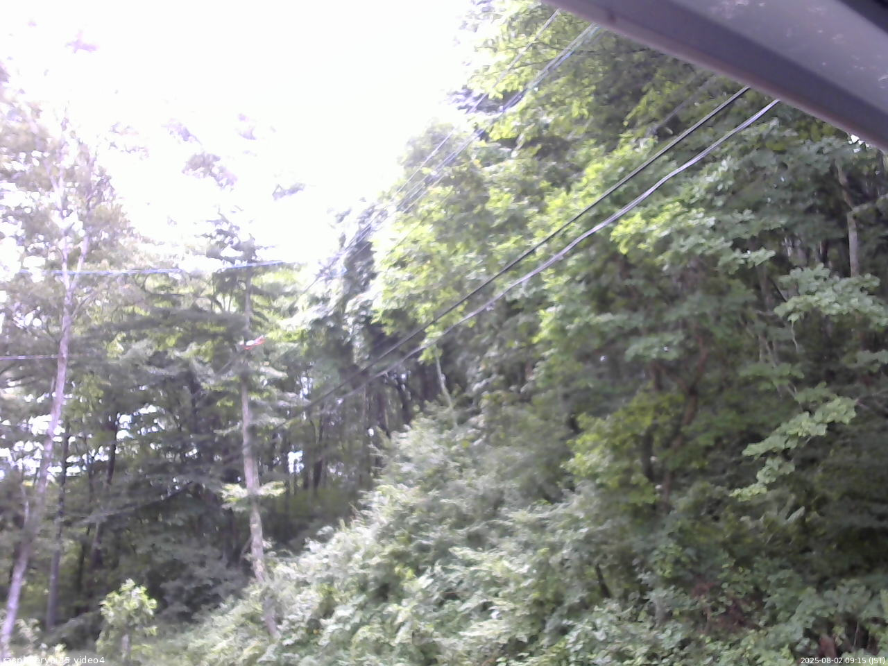 長野県菅平高原 ゆたか山荘 東側上空 2025/08/02 09:15