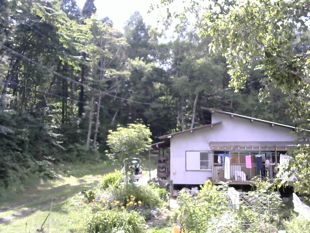 長野県菅平高原 ゆたか山荘 西側(坂上) 2025/08/03 14:00