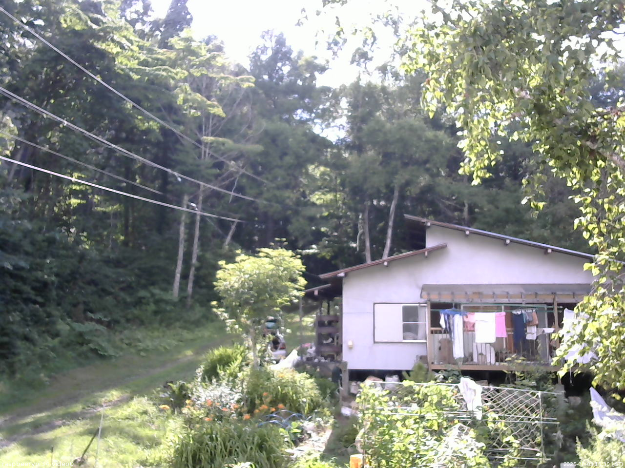 長野県菅平高原 ゆたか山荘 西側(坂上) 2025/08/03 15:30