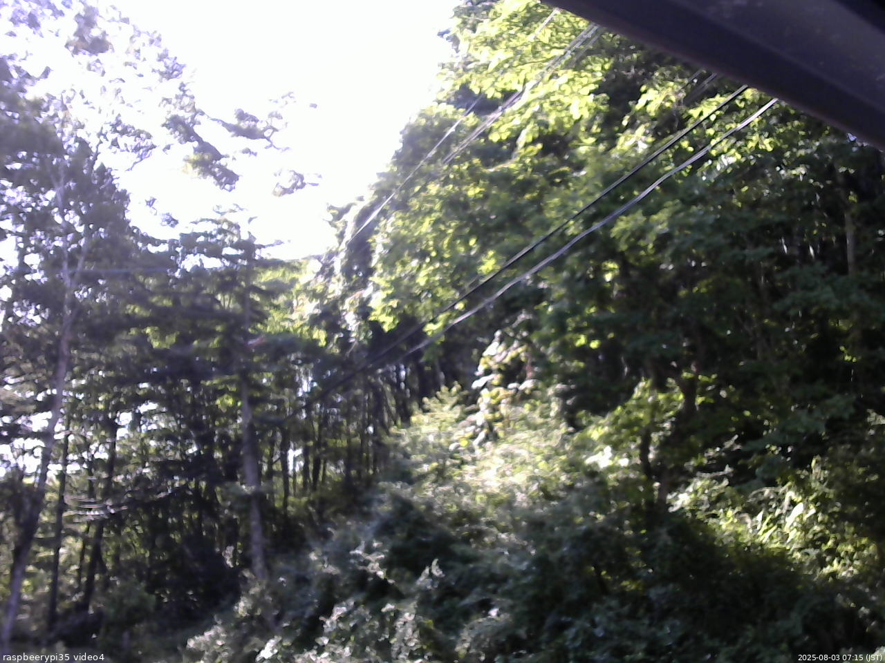 長野県菅平高原 ゆたか山荘 東側上空 2025/08/03 07:15