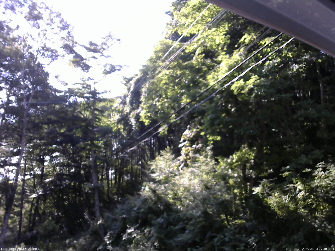 長野県菅平高原 ゆたか山荘 東側上空 2025/08/03 07:30