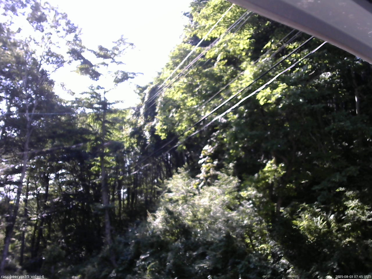 長野県菅平高原 ゆたか山荘 東側上空 2025/08/03 07:45