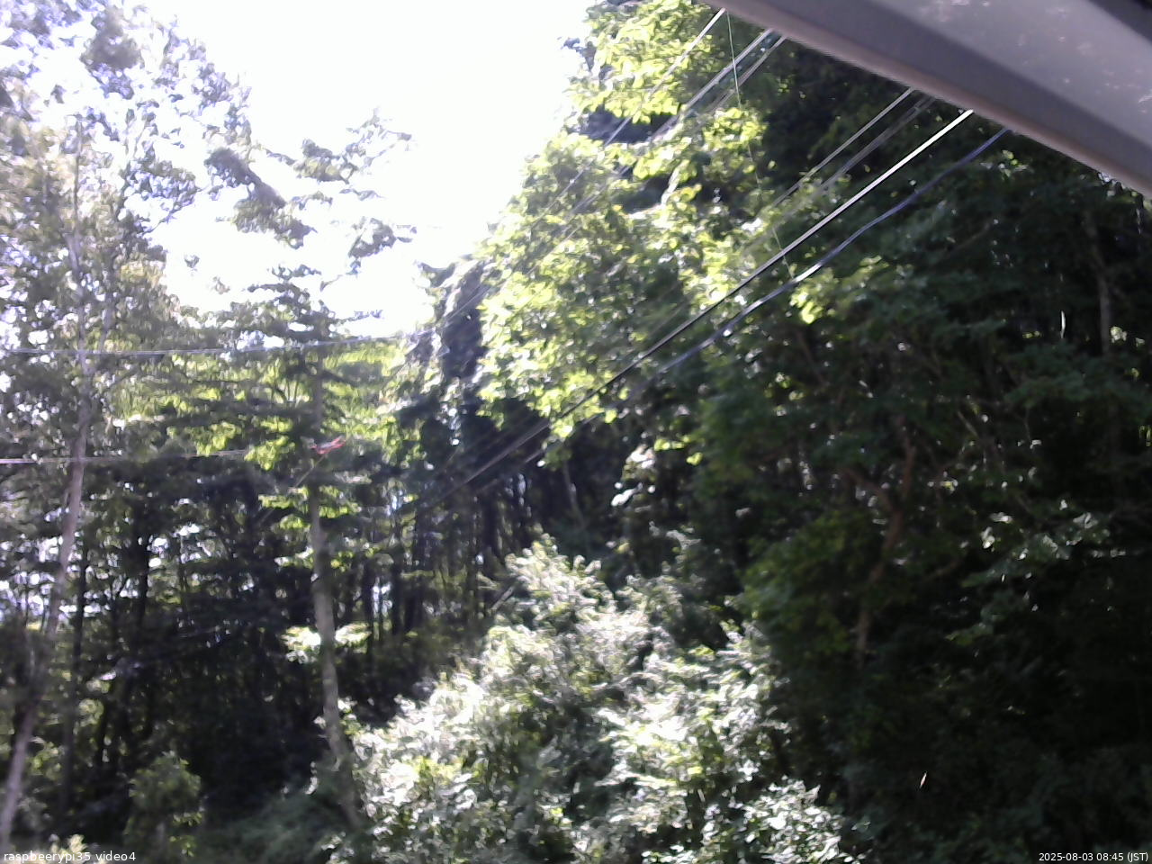 長野県菅平高原 ゆたか山荘 東側上空 2025/08/03 08:45