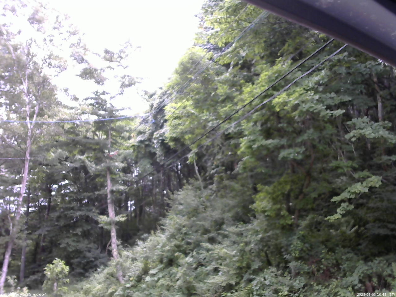 長野県菅平高原 ゆたか山荘 東側上空 2025/08/03 10:45