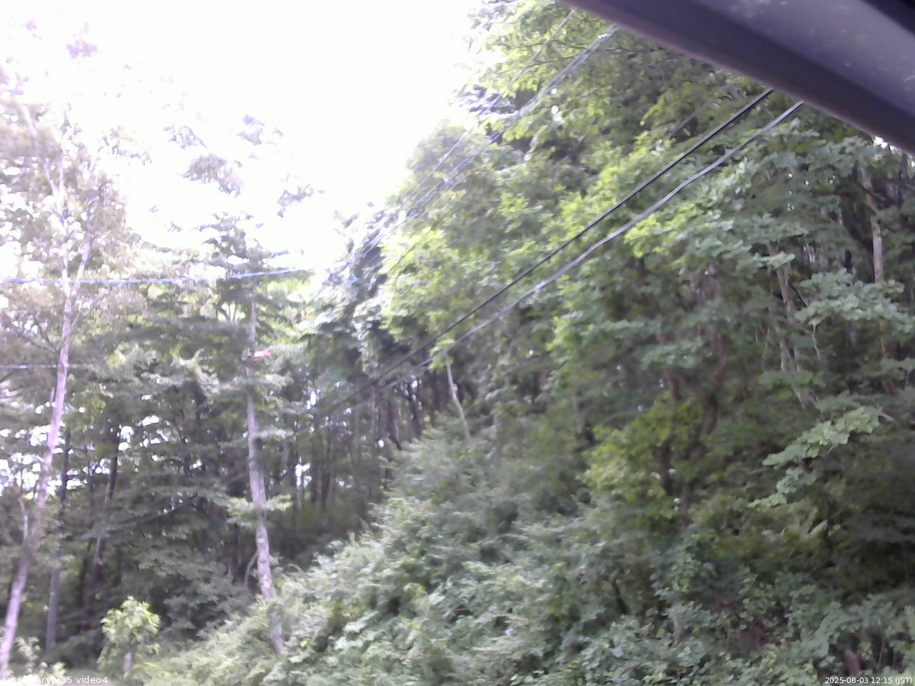 長野県菅平高原 ゆたか山荘 東側上空 2025/08/03 12:15