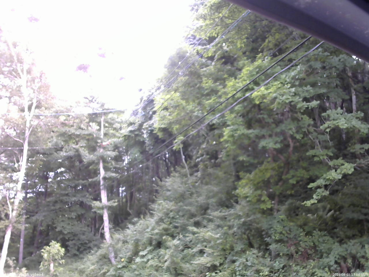 長野県菅平高原 ゆたか山荘 東側上空 2025/08/03 17:00