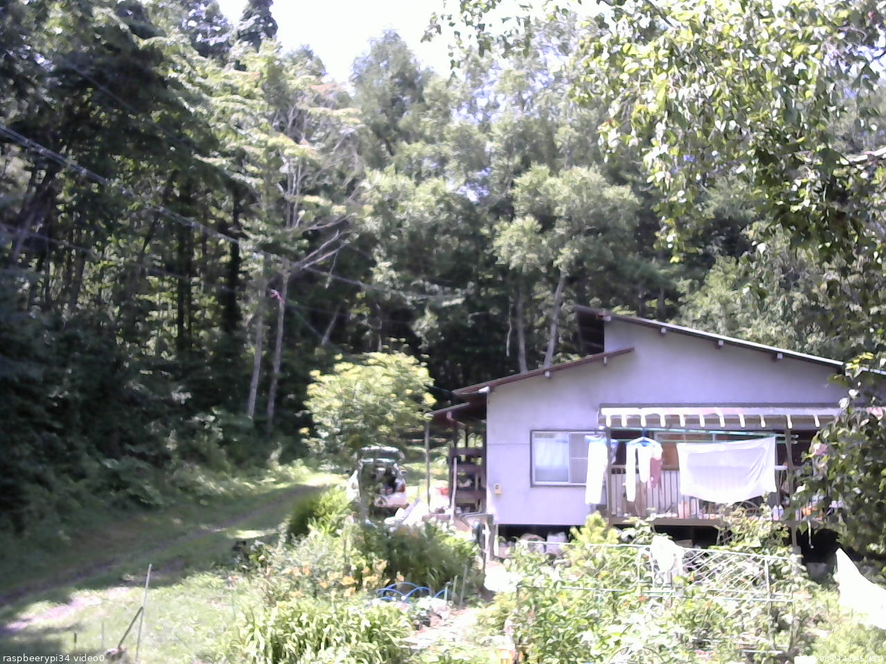 長野県菅平高原 ゆたか山荘 西側(坂上) 2025/08/04 11:45