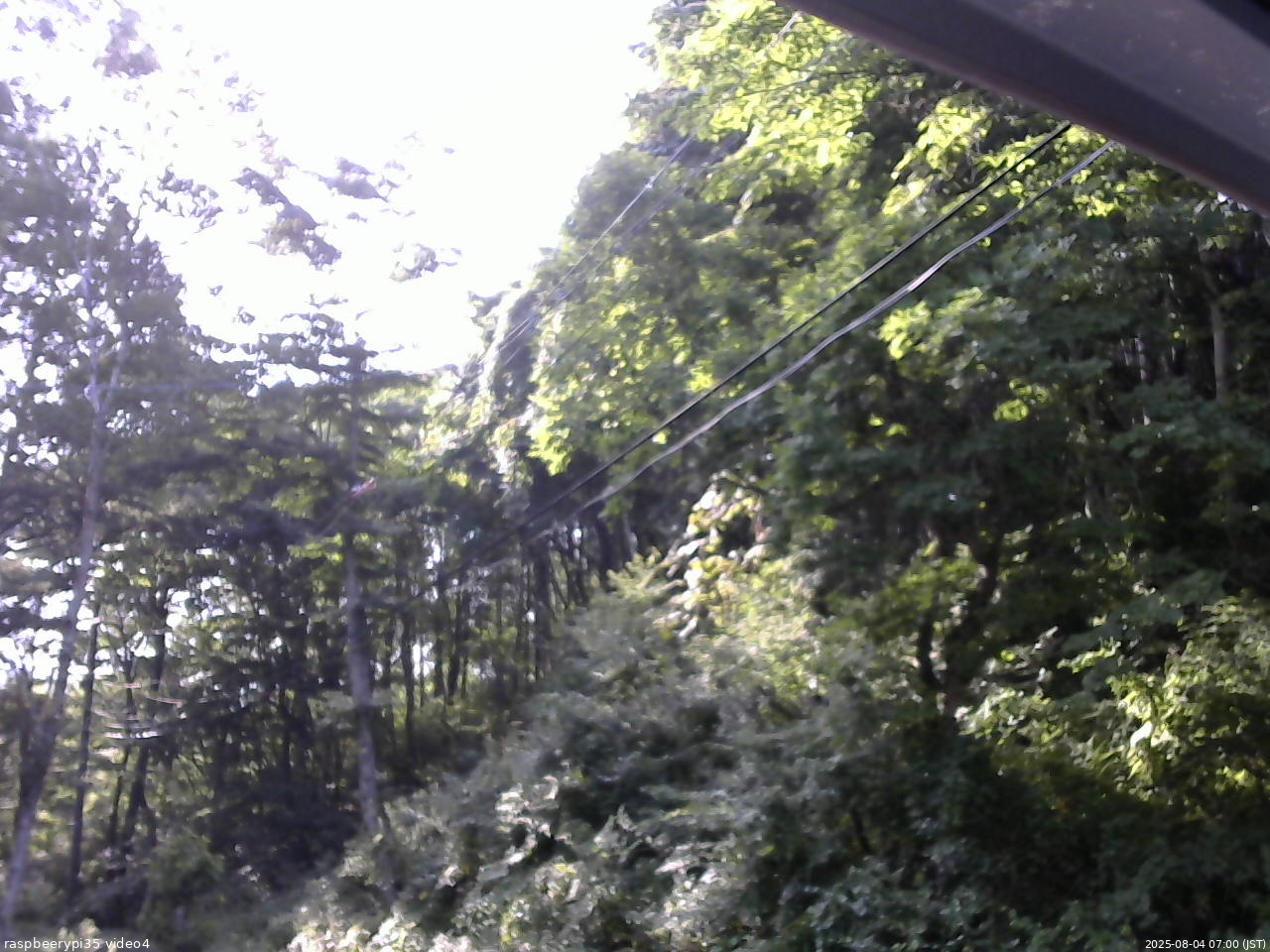 長野県菅平高原 ゆたか山荘 東側上空 2025/08/04 07:00