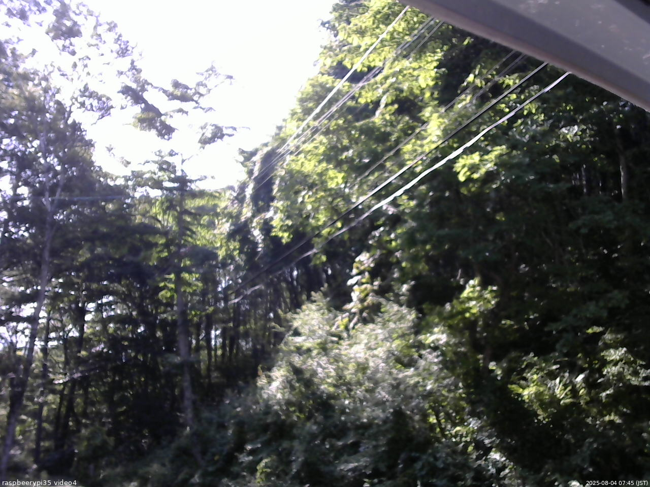 長野県菅平高原 ゆたか山荘 東側上空 2025/08/04 07:45