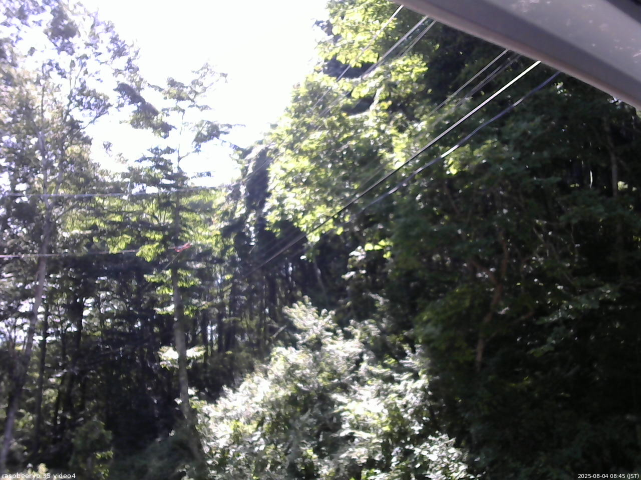 長野県菅平高原 ゆたか山荘 東側上空 2025/08/04 08:45