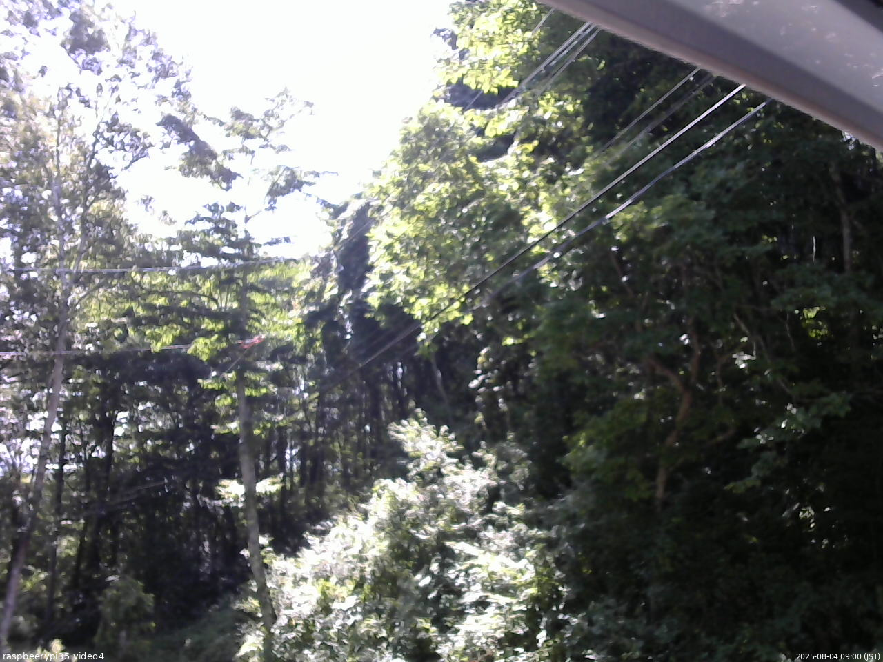 長野県菅平高原 ゆたか山荘 東側上空 2025/08/04 09:00