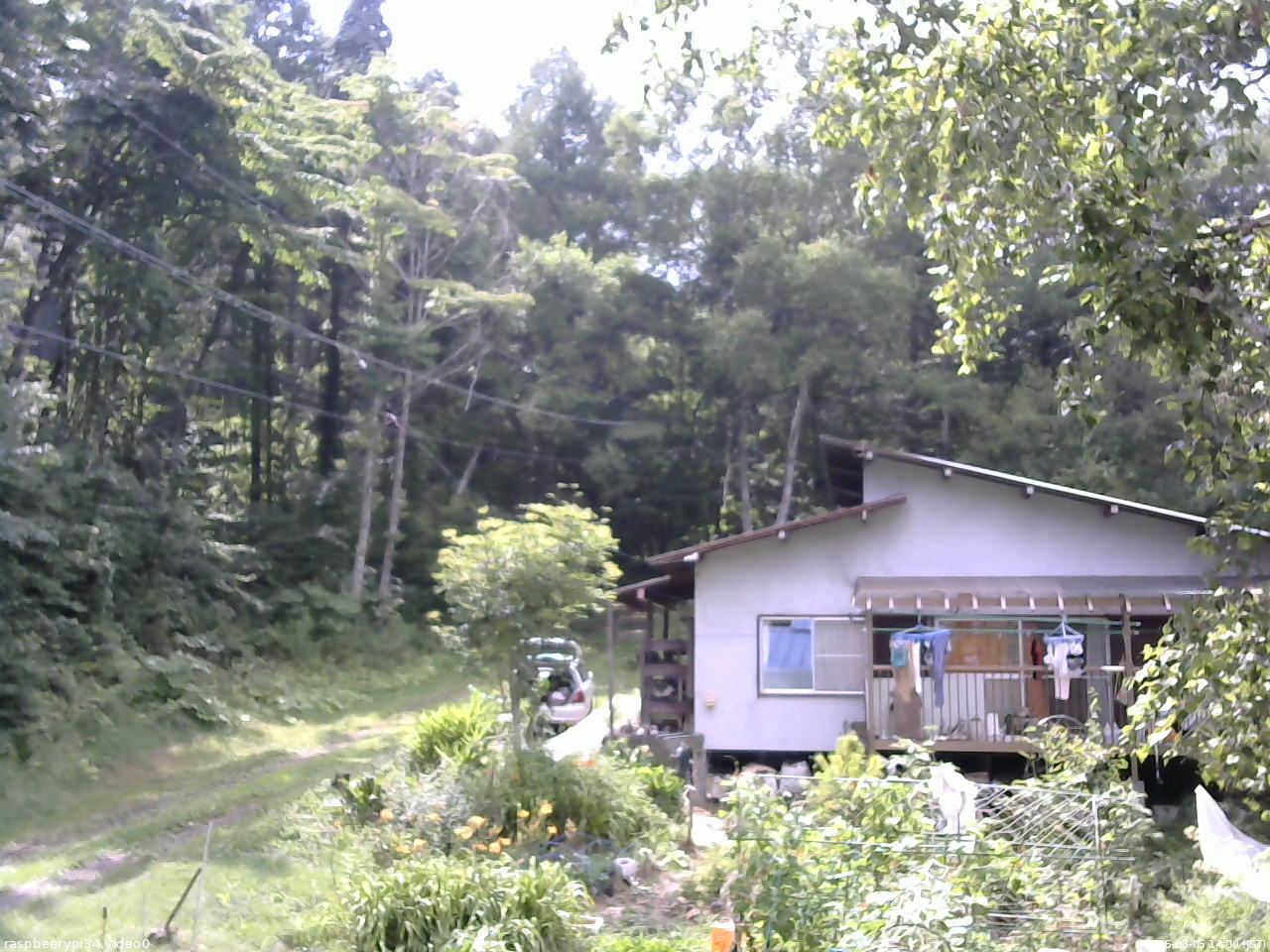 長野県菅平高原 ゆたか山荘 西側(坂上) 2025/08/05 14:00