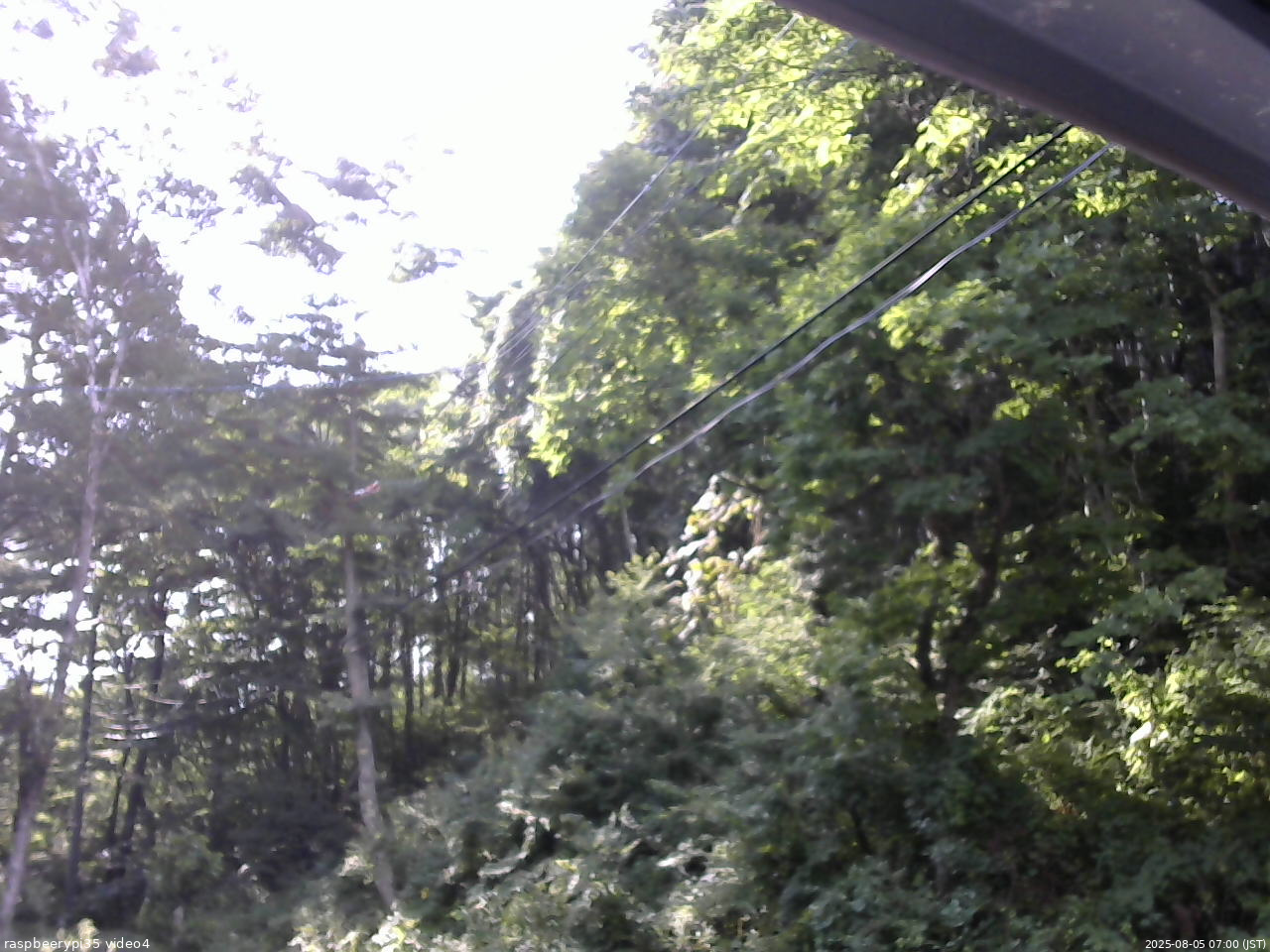 長野県菅平高原 ゆたか山荘 東側上空 2025/08/05 07:00