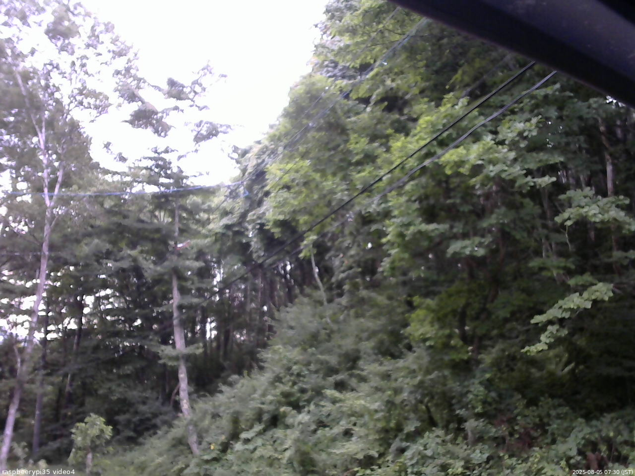長野県菅平高原 ゆたか山荘 東側上空 2025/08/05 07:30