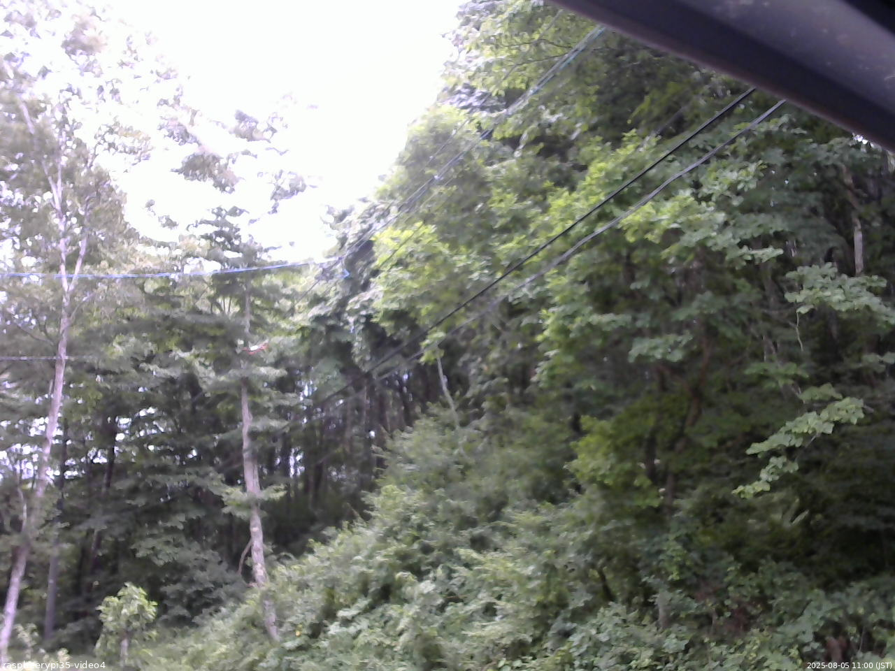 長野県菅平高原 ゆたか山荘 東側上空 2025/08/05 11:00