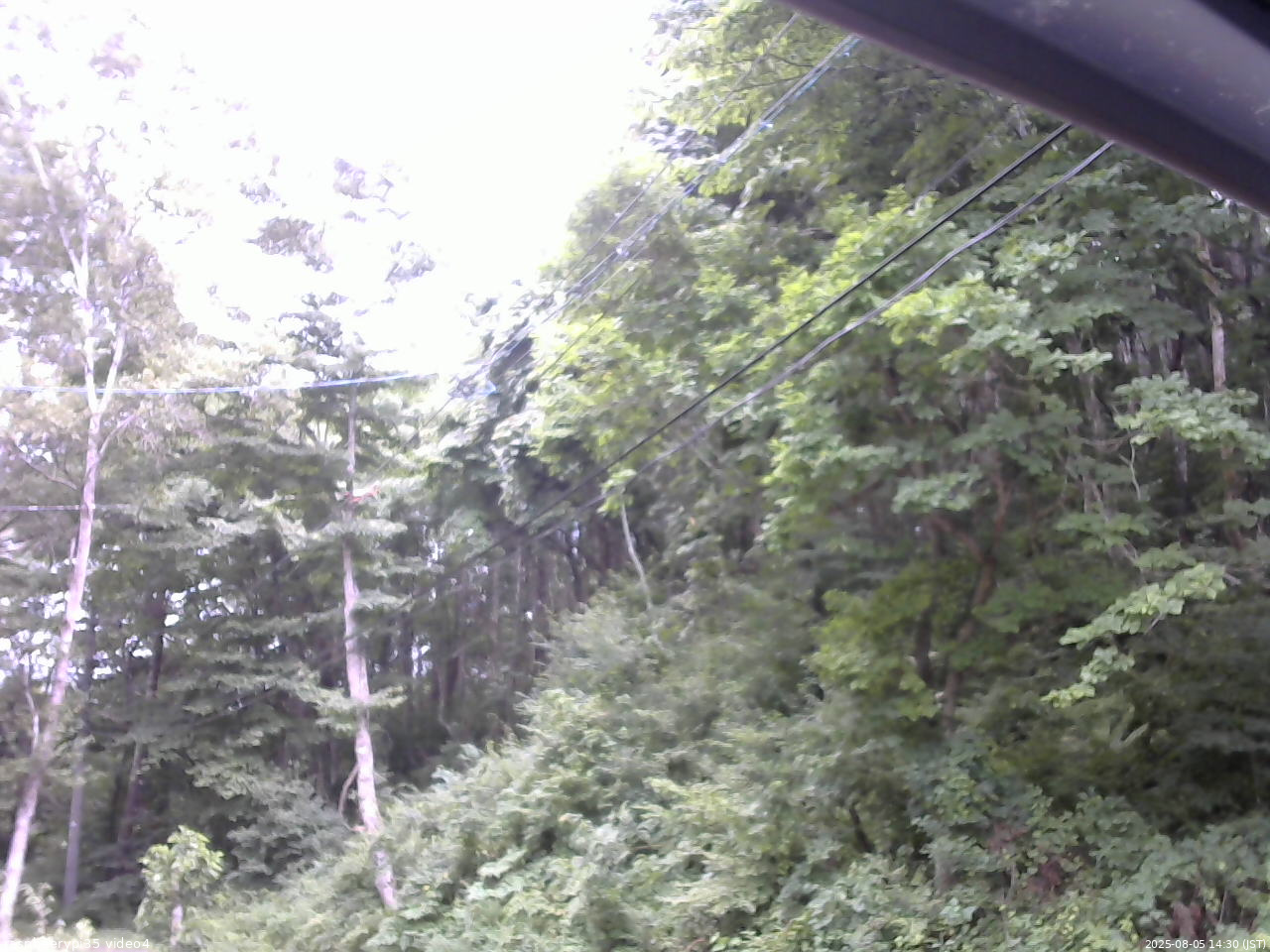 長野県菅平高原 ゆたか山荘 東側上空 2025/08/05 14:30