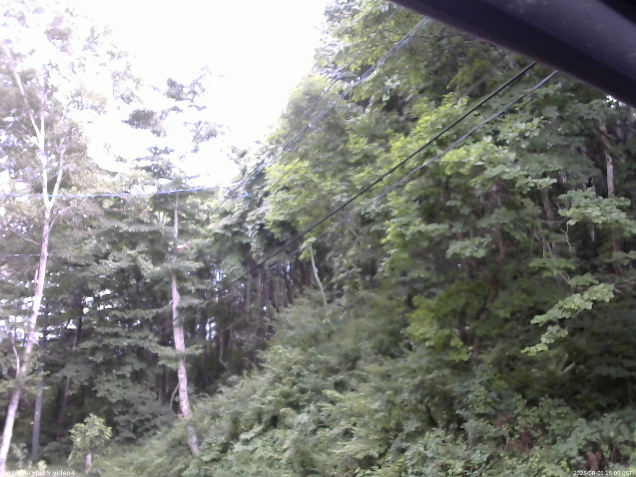 長野県菅平高原 ゆたか山荘 東側上空 2025/08/05 15:00