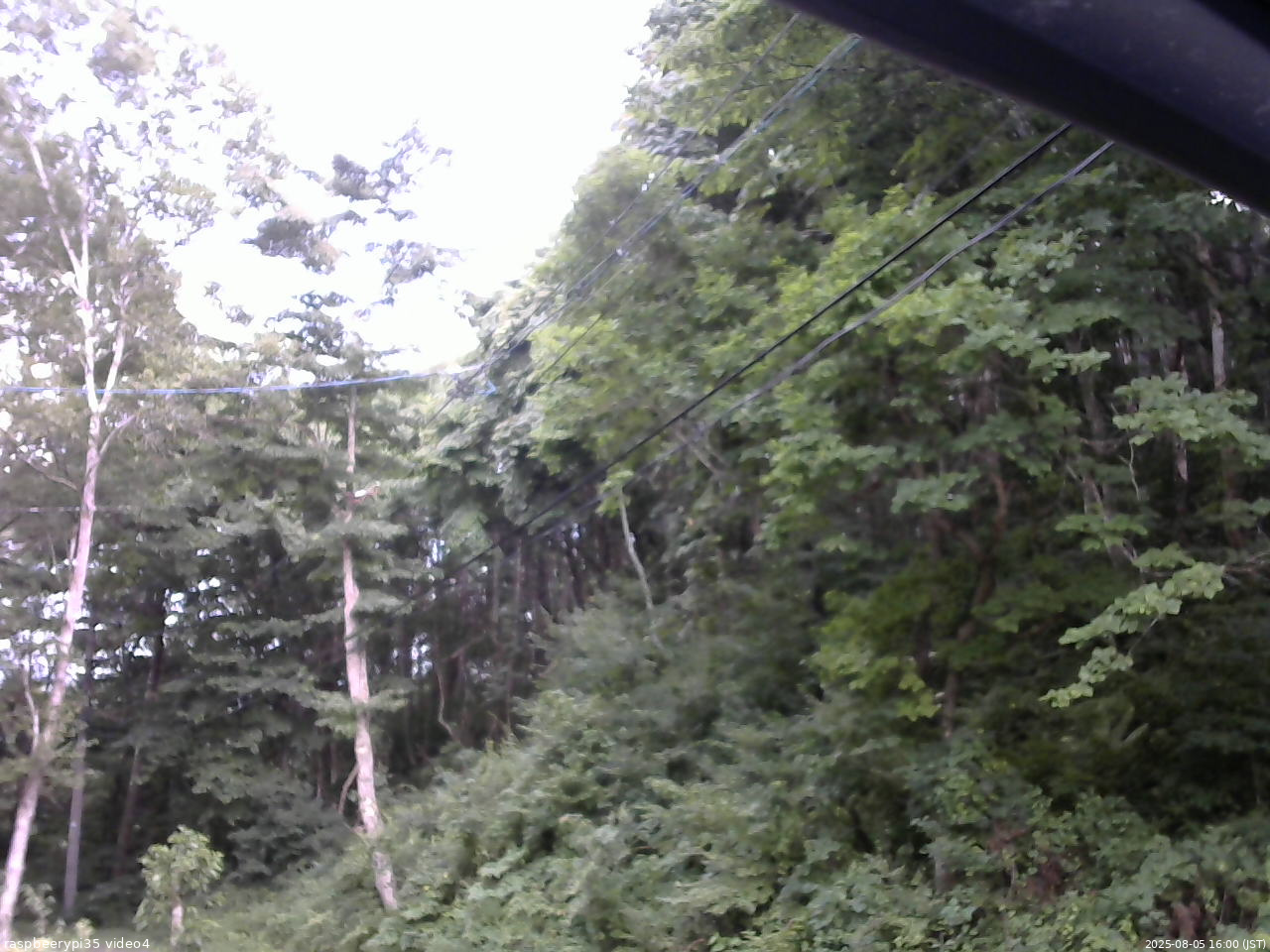 長野県菅平高原 ゆたか山荘 東側上空 2025/08/05 16:00