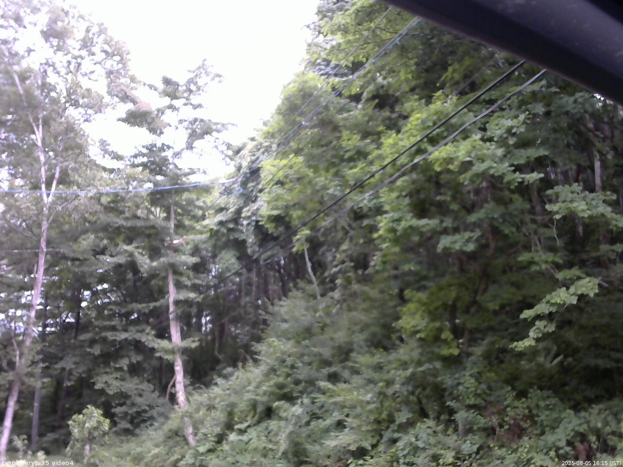 長野県菅平高原 ゆたか山荘 東側上空 2025/08/05 16:15