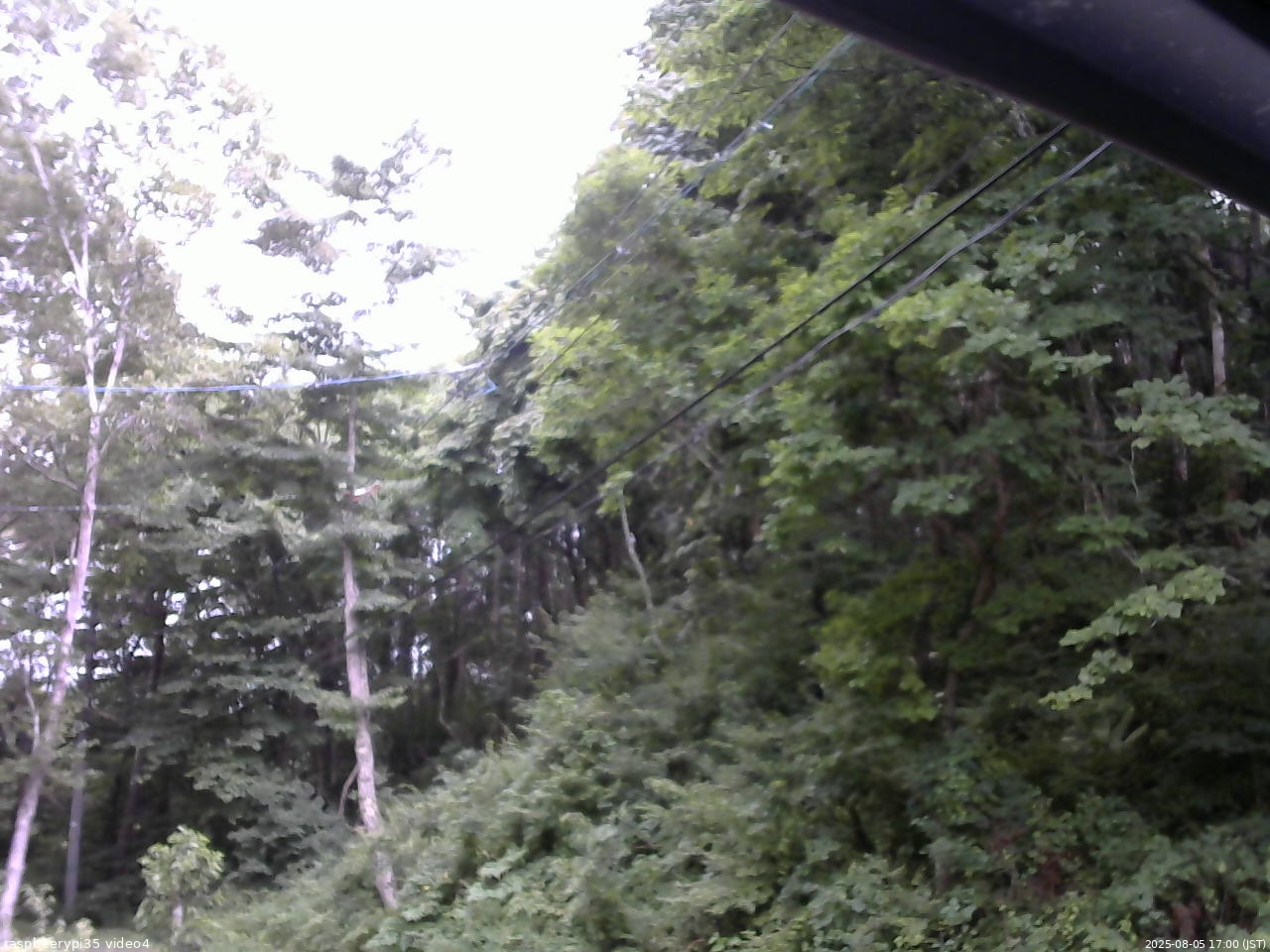 長野県菅平高原 ゆたか山荘 東側上空 2025/08/05 17:00