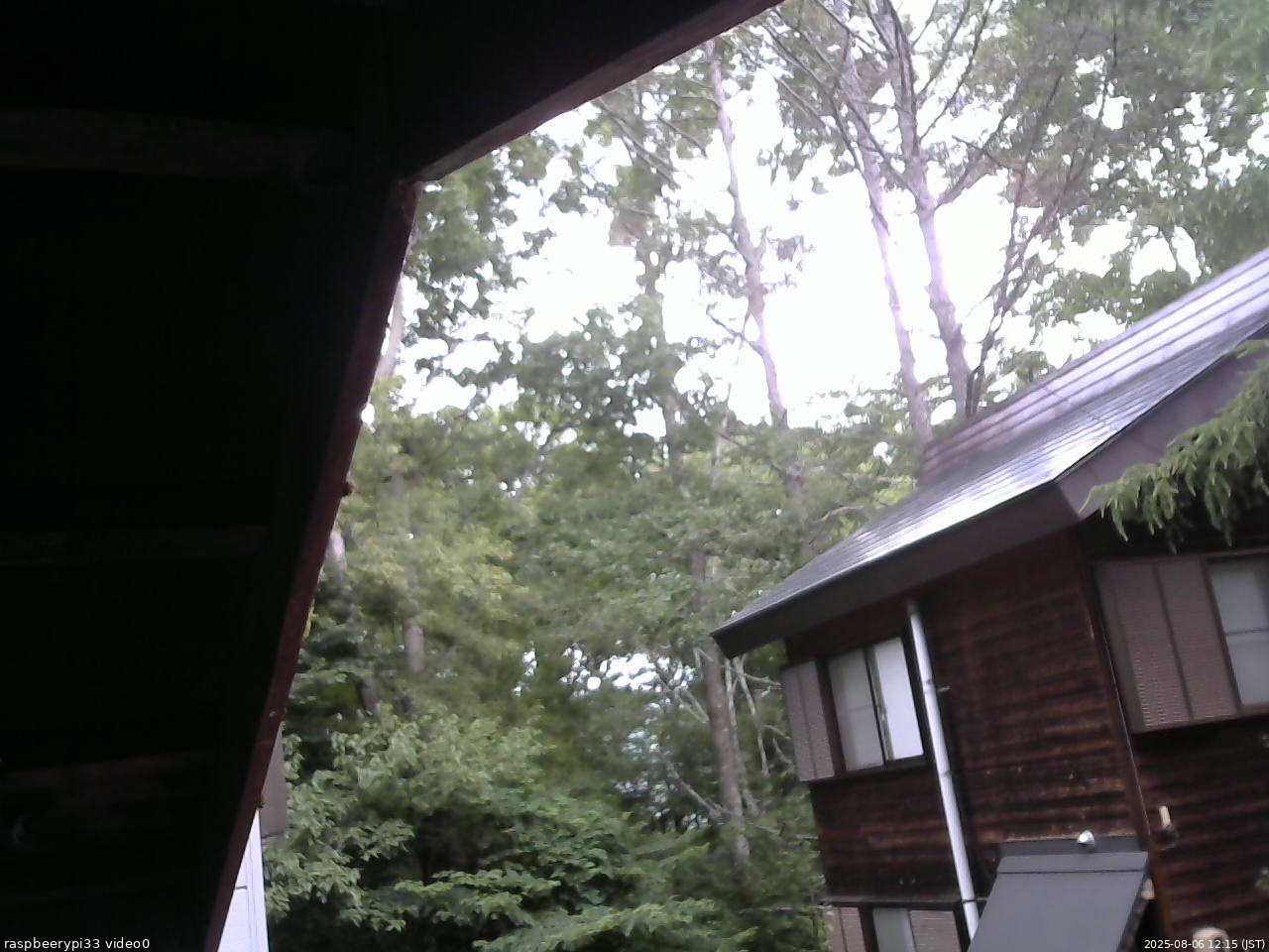 長野県菅平高原 ゆたか山荘 北側 2025/08/06 12:15