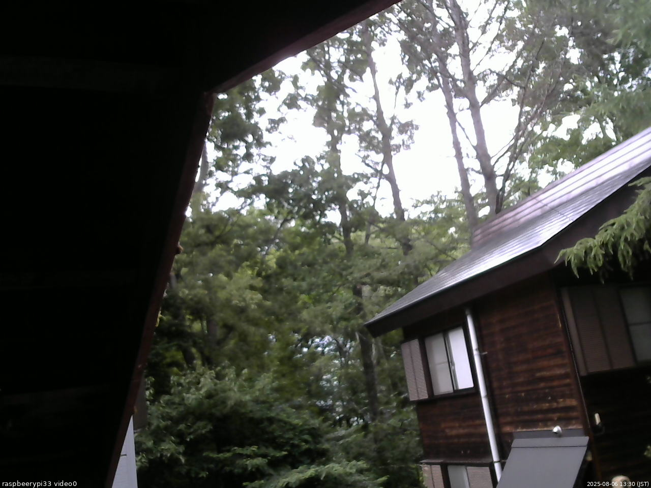 長野県菅平高原 ゆたか山荘 北側 2025/08/06 13:30