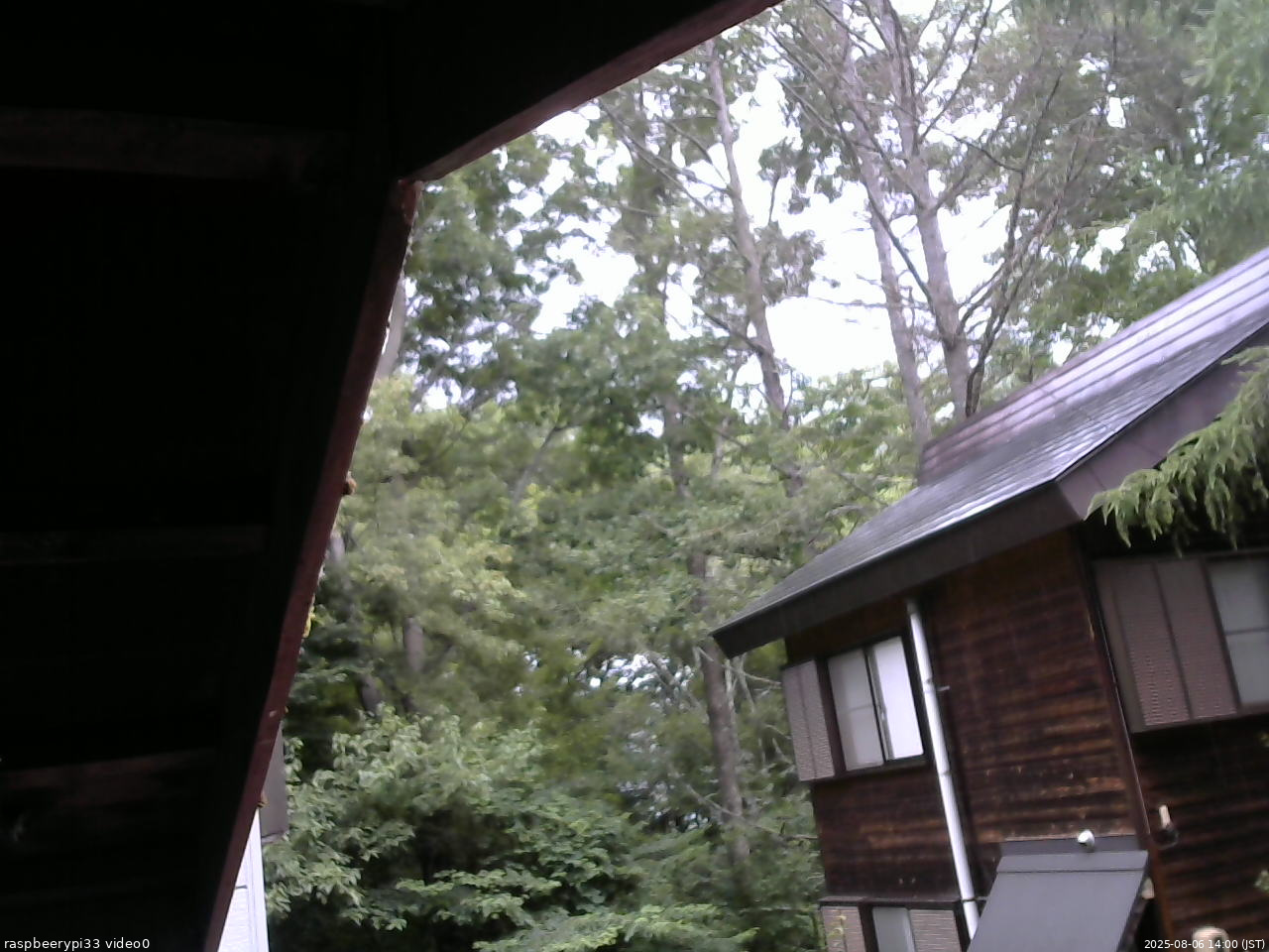 長野県菅平高原 ゆたか山荘 北側 2025/08/06 14:00