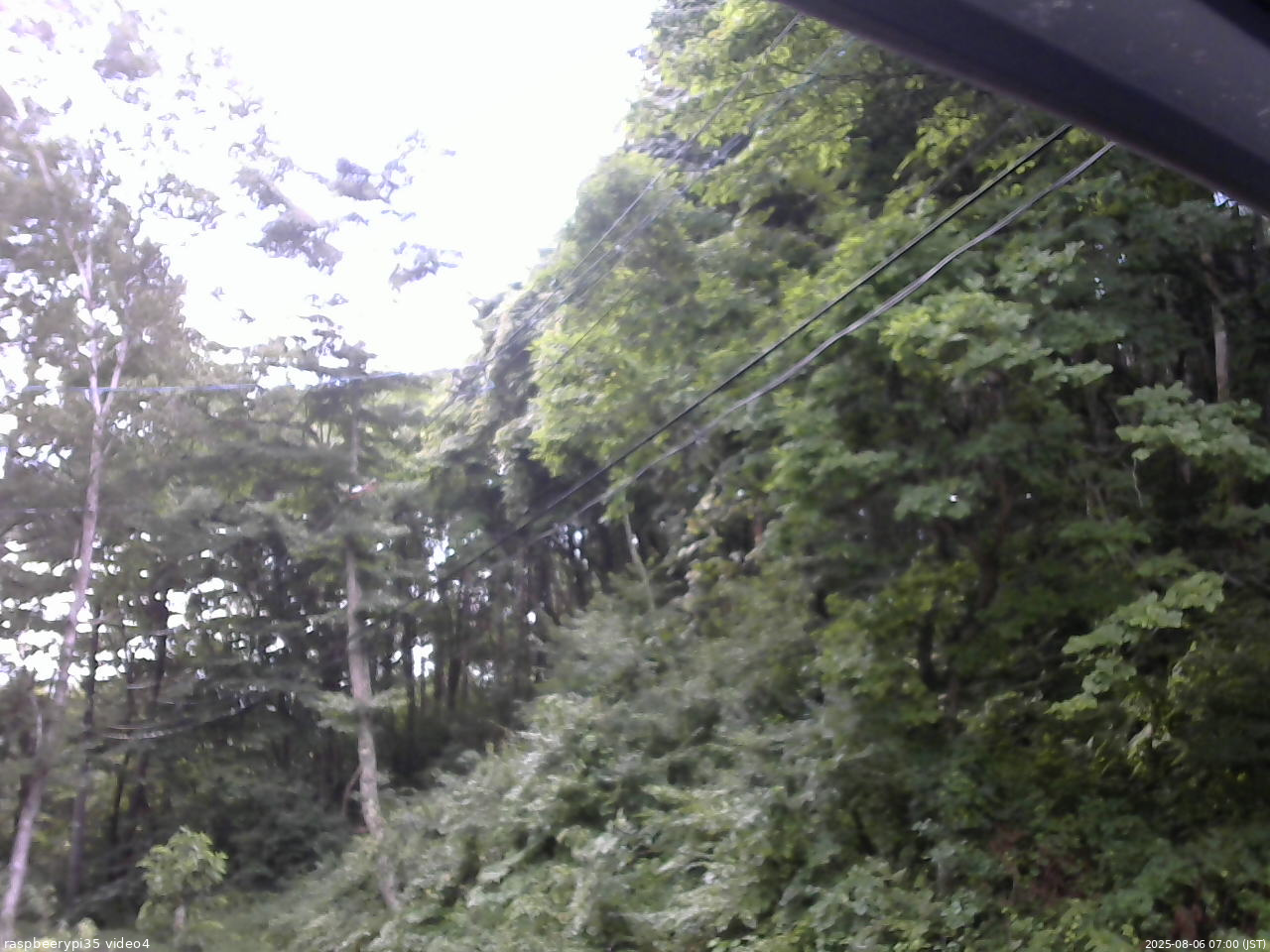 長野県菅平高原 ゆたか山荘 東側上空 2025/08/06 07:00