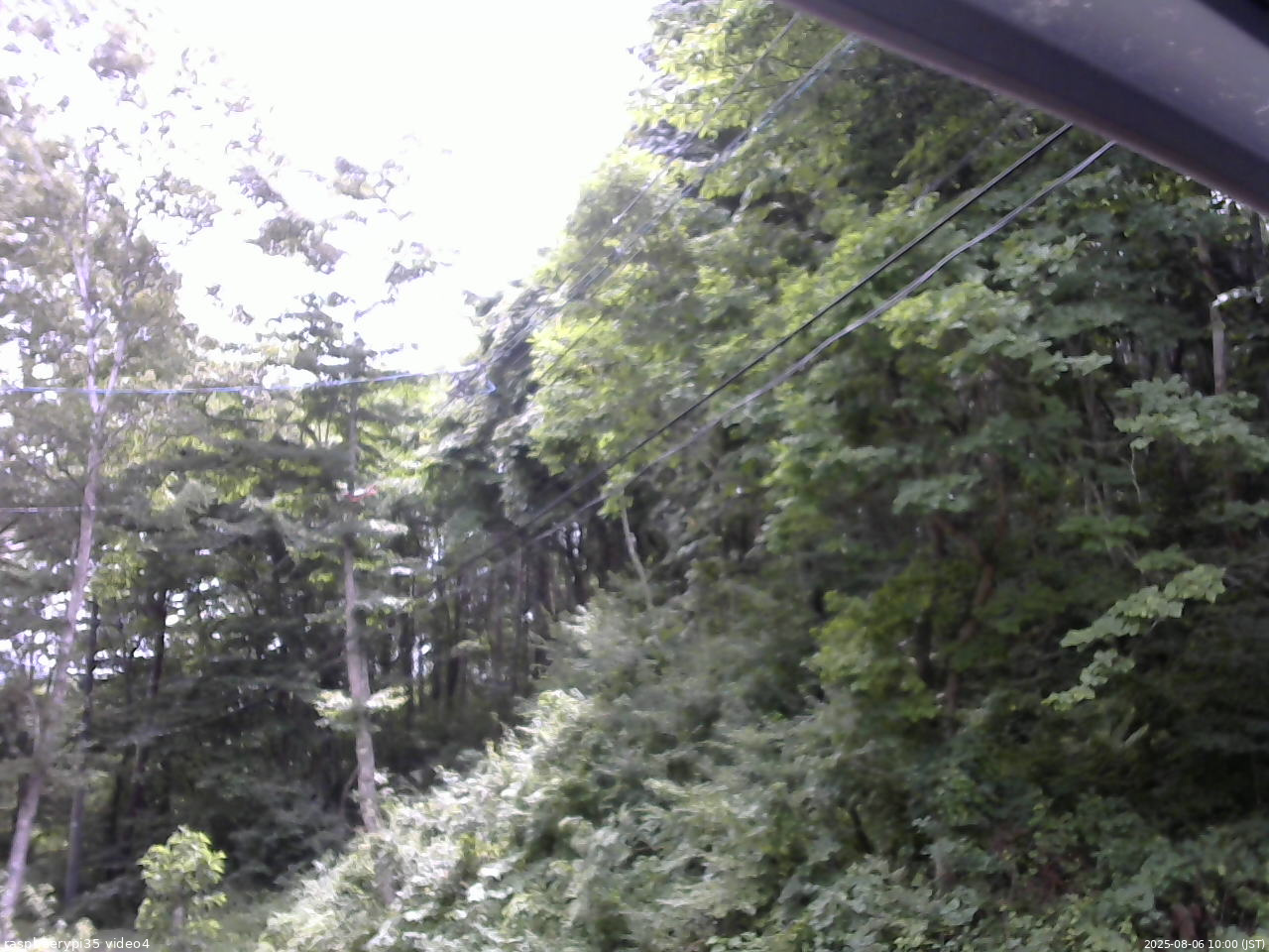 長野県菅平高原 ゆたか山荘 東側上空 2025/08/06 10:00