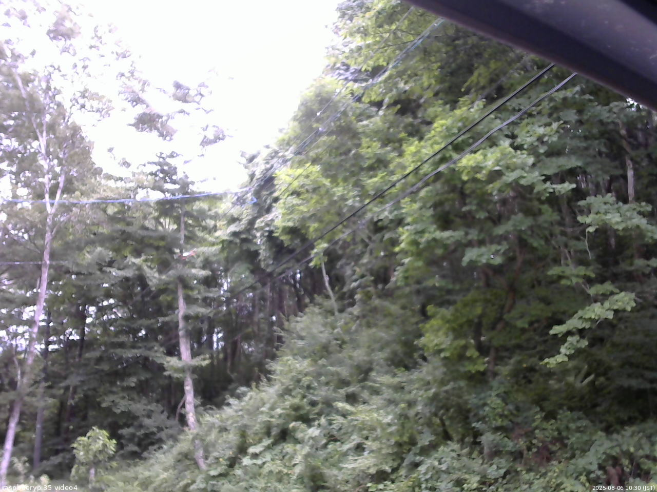 長野県菅平高原 ゆたか山荘 東側上空 2025/08/06 10:30