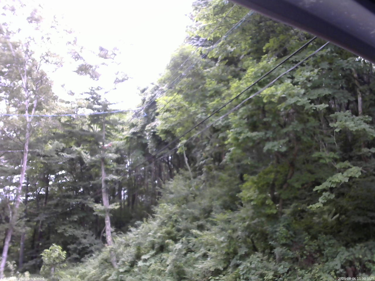 長野県菅平高原 ゆたか山荘 東側上空 2025/08/06 11:30