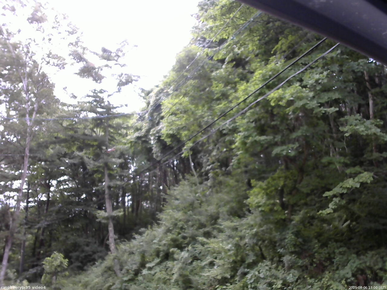 長野県菅平高原 ゆたか山荘 東側上空 2025/08/06 13:00