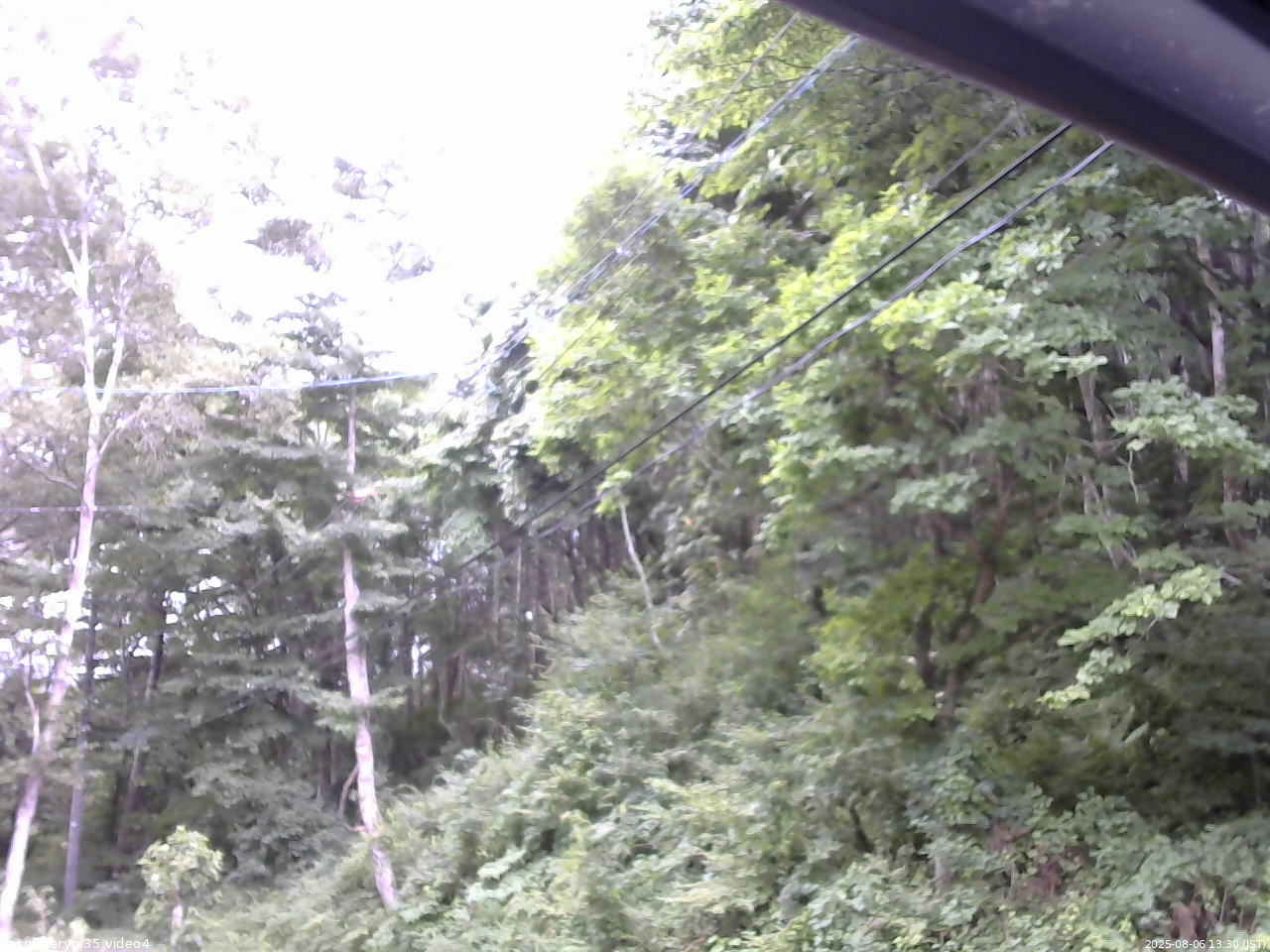 長野県菅平高原 ゆたか山荘 東側上空 2025/08/06 13:30