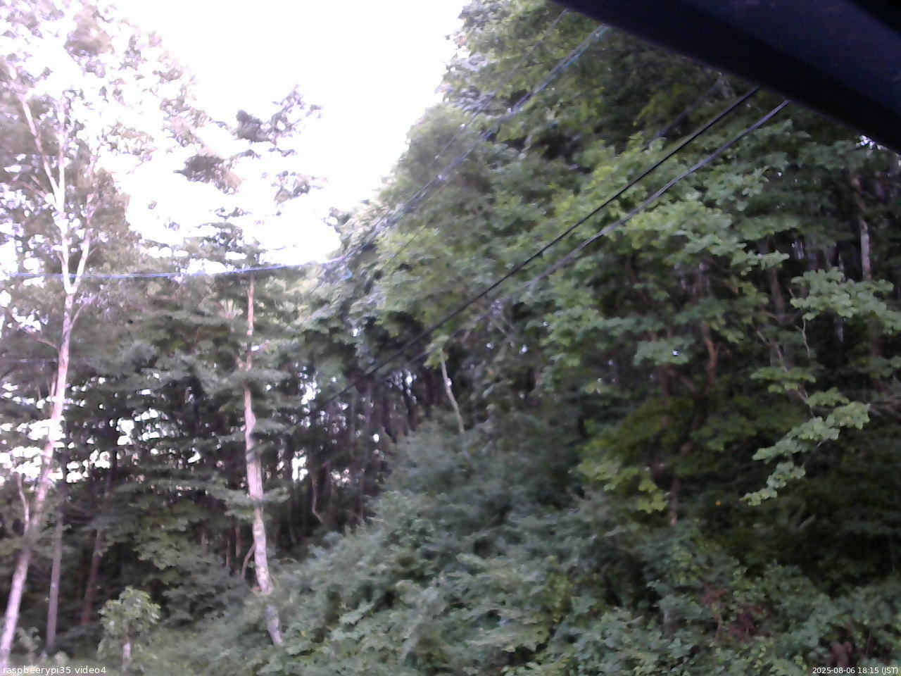 長野県菅平高原 ゆたか山荘 東側上空 2025/08/06 18:15