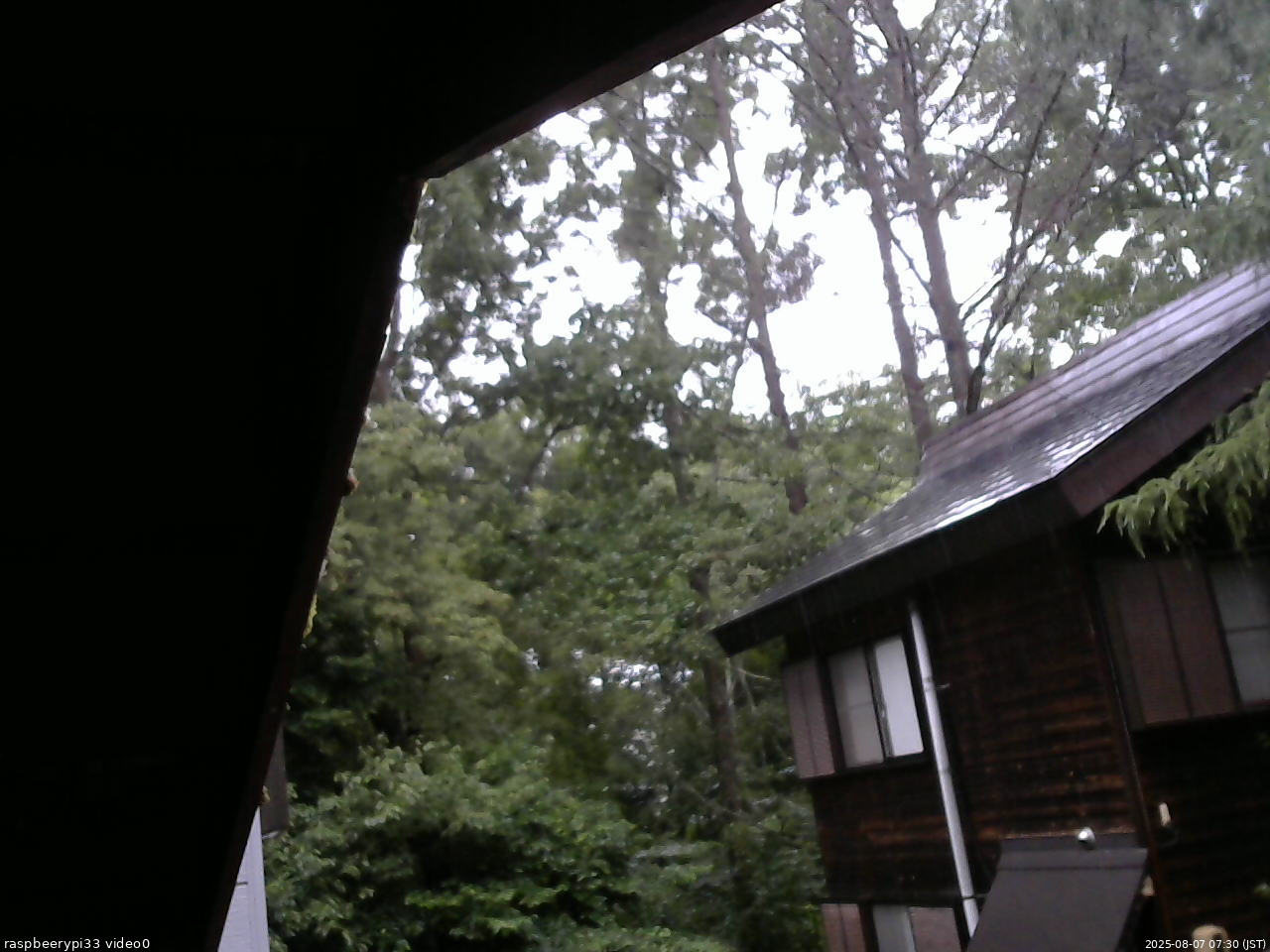 長野県菅平高原 ゆたか山荘 北側 2025/08/07 07:30