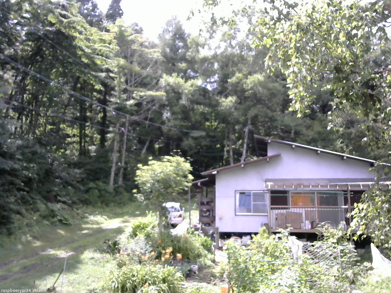 長野県菅平高原 ゆたか山荘 西側(坂上) 2025/08/07 13:30